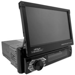 Автомагнитола с выдвижным экраном сенсорным 1 din 7 дюймов, USB, AU...
