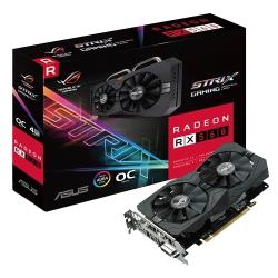 Видеокарта ASUS ROG Radeon RX 560 1326MHz PCI-E 3.0 4096MB 7000MHz 128 bit DVI DisplayPort HDMI HDCP Strix Gaming OC