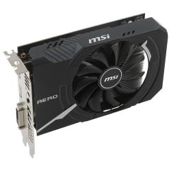 MSI ATI RX 550 AERO ITX 4G OC AMD Radeon RX 550 4096Mb 128bit GDDR5 1203-6000 DVIx1-HDMIx1-DPx1-HDCP Ret