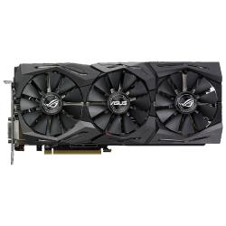 Видеокарта ASUS ROG Radeon RX 580 1411MHz PCI-E 3.0 8192MB 8000MHz 256 bit DVI 2xHDMI 2xDisplayPort HDCP Strix Gaming Top