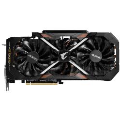 Видеокарта GIGABYTE GeForce GTX 1080 Ti 1594Mhz PCI-E 3.0 11264Mb 11010Mhz 352 bit DVI 3xHDMI HDCP Aorus