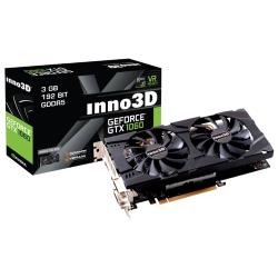 Видеокарта Inno3D GeForce GTX 1060 1506Mhz PCI-E 3.0 3072Mb 8000Mhz 192 bit 2xDVI HDMI HDCP X2