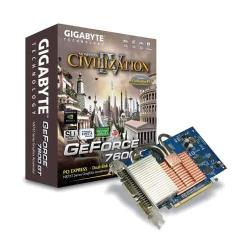 Видеокарта GIGABYTE GeForce 7600 GT 560Mhz PCI-E 256Mb 1400Mhz 128 bit 2xDVI TV YPrPb Silent