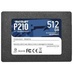 SSD диск Patriot Memory 2.5" P210 512Гб SATA III NAND 3D (P210S512G25)