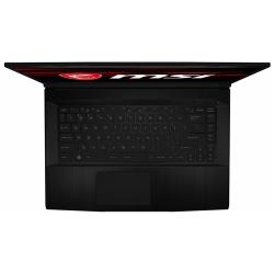 15.6" Ноутбук MSI GF6311UD-206XRU 1920x1080, Intel Core i5 11400H 2.7 ГГц, RAM 16 ГБ, DDR4, SSD 512 ГБ, NVIDIA GeForce RTX 3050 Ti, без ОС, 9S7-16R612-206, черный