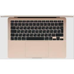13.3" Ноутбук Apple MacBook Air 13 2020 2560x1600, Apple M1 3.2 ГГц, RAM 8 ГБ, DDR4, SSD 256 ГБ, Apple graphics 7-core, macOS, MGND3SA / A, золотой, английская раскладка