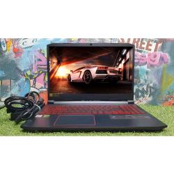 15.6" Ноутбук Acer AN515-55-54A9 1920x1080, Intel Core i5 10300H 2.5 ГГц, RAM 8 ГБ, DDR4, SSD 256 ГБ, NVIDIA GeForce GTX 1650, Windows 10 Home, NH.Q7MER.00D, черный