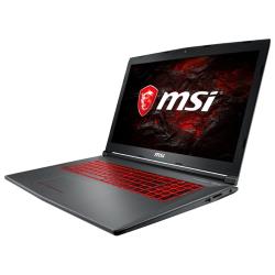 Ноутбук MSI GV72 7RE (Intel Core i7 7700HQ 2800 MHz / 17.3" / 1920x1080 / 8Gb / 1128Gb HDD+SSD / DVD нет / NVIDIA GeForce GTX 1050 Ti / Wi-Fi / Bluetooth / Windows 10 H