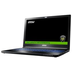 Ноутбук MSI WS63 7RK (3840x2160, Intel Core i7 2.8 ГГц, RAM 32 ГБ, SSD 256 ГБ, HDD 1000 ГБ, Quadro P3000, Win10 Pro)