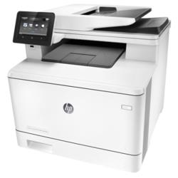 МФУ лазерное HP Color LaserJet Pro MFP M477fdw, цветн., A4, белый