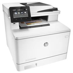 МФУ лазерное HP Color LaserJet Pro MFP M477fdw, цветн., A4, белый