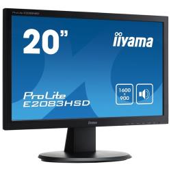 19.5" Монитор Iiyama ProLite E2083HSD-B1, 1600x900, 75 Гц, TN