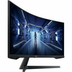 34" Монитор Samsung Odyssey G5 C34G55TWWI, 3440x1440, 165 Гц, *VA, черный