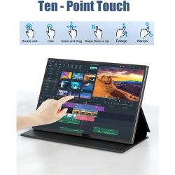 16" Портативный сенсорный монитор Xian Wei 2.5K 2560?1600, 120 Гц, IPS