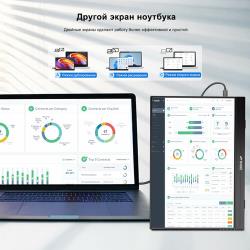 15.6" Монитор ZEUSLAP AT156, черный