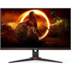 Монитор AOC Gaming 24G2ZE 23.8", черный / красный