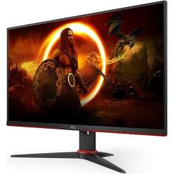 Монитор AOC Gaming 24G2ZE 23.8", черный / красный