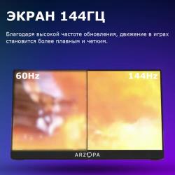 Монитор компьютерный ультратонкий 16,1' ARZOPA Z1FC 1080p 144Hz