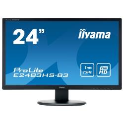 24" Монитор Iiyama ProLite E2483HS-B3, 1920x1080, 75 Гц, TN