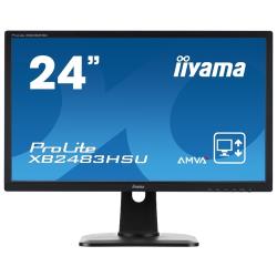 24" Монитор Iiyama ProLite XB2483HSU-B1, 1920x1080, 75 Гц, A-MVA