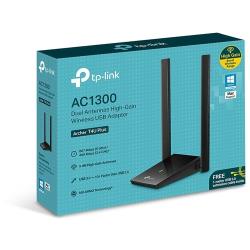 Сетевой адаптер WiFi TP-Link Archer T4U Plus AC1300 USB 3.0 (ант. внеш. несъем.) 2ант.