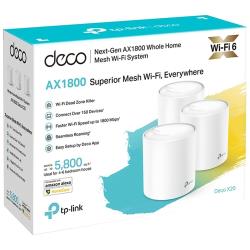 Tp-link Сетевое оборудование Deco X20 3-pack AX1800 Домашняя Mesh Wi-Fi система