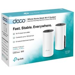 Роутер TP-LINK Deco M4 белый (2-pack)