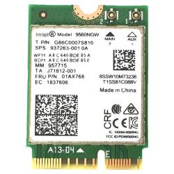 Bluetooth+Wi-Fi адаптер Intel 9560NGW. AC, зеленый