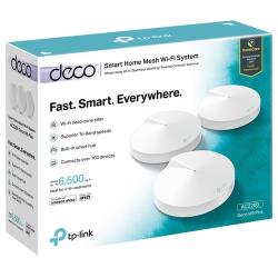 Wi-Fi система TP-LINK DECO M9 PLUS 802.11abgnac 2134Mbps 2.4 ГГц 5 ГГц 2xLAN USB RJ-45 белый