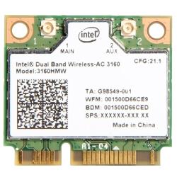 Bluetooth+Wi-Fi адаптер Intel 3160.HMW