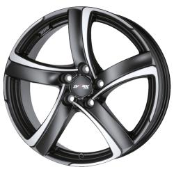 Литые колесные диски Alutec SHARK 7.5x17 5x100 ET35 D63.3 Черный матовый с полированной лицевой частью (SH75735B33-5)