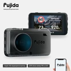Видеорегистратор Fujida Zoom Smart S WiFi с GPS информатором, WiFi-модулем и магнитным креплением