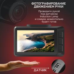Видеорегистратор Hasvik DVR S16, с задней камерой, Угол обзора 170  /  140, Качество 4К, Магнитное крепление, Подключение авторегистратора по Wi-Fi