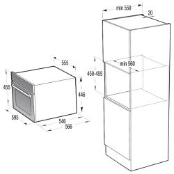 Электрический духовой шкаф Gorenje BCS 547-ORA-W