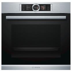 Электрический духовой шкаф Bosch HRG656XS2, серебристый