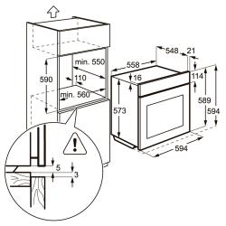 Газовый духовой шкаф Zanussi ZOG 521317 X