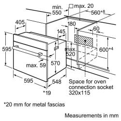 Электрический духовой шкаф Bosch HBN231W4