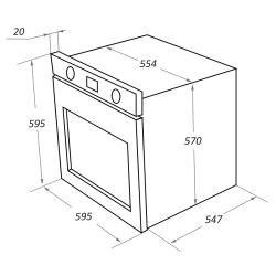 Электрический духовой шкаф MAUNFELD EOEM.769W