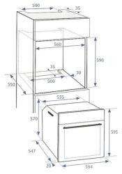 Электрический духовой шкаф Beko BIC22302X, серебристый