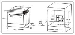 Духовой шкаф Evelux EO 650 PB