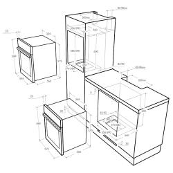 Газовый духовой шкаф MAUNFELD MGOG.673S