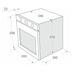 Газовый духовой шкаф MAUNFELD MGOG.673S