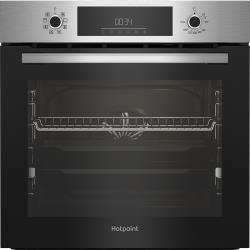 Встраиваемый электрический духовой шкаф HOTPOINT FE8 821 H IX, с грилем, серебристый