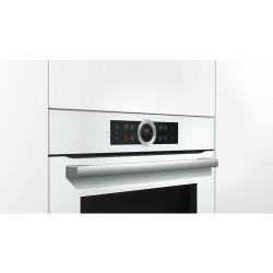 Электрический духовой шкаф Bosch CMG633BS1, серебристый