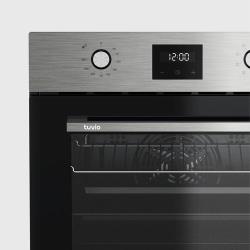 Духовой шкаф TUVIO NF63TTWGB1: паровая очистка, авторазморозка, телескопические направляющие