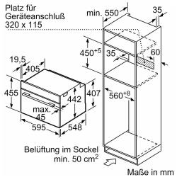 Встраиваемый духовой шкаф Bosch CMG676BB1