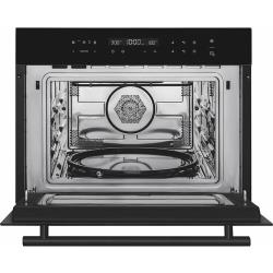 Электрический духовой шкаф Weissgauff OE 446 Black Edition с функцией СВЧ, 59.5 см, 3 года гарантии