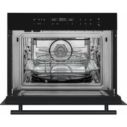 Электрический духовой шкаф Weissgauff OE 446 Black Edition с функцией СВЧ, 59.5 см, 3 года гарантии
