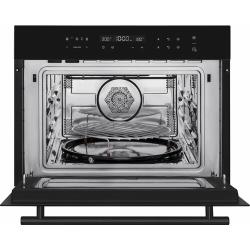 Электрический духовой шкаф Weissgauff OE 446 Black Edition с функцией СВЧ, 59.5 см, 3 года гарантии