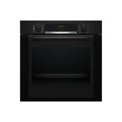 Духовой шкаф с добавлением пара Bosch HRA3340B0 (Serie 4  /  71 л  /  до 275 °C  /  Черное стекло  /  Гриль  /  Телескоп. напр. (x1)  /  A)